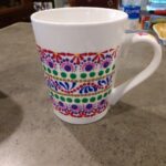 Hand-painted Coffee Muf